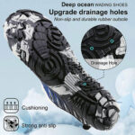 کفش آبی مردانه Plankzone مدل Deep Ocean رنگ سفید آبی