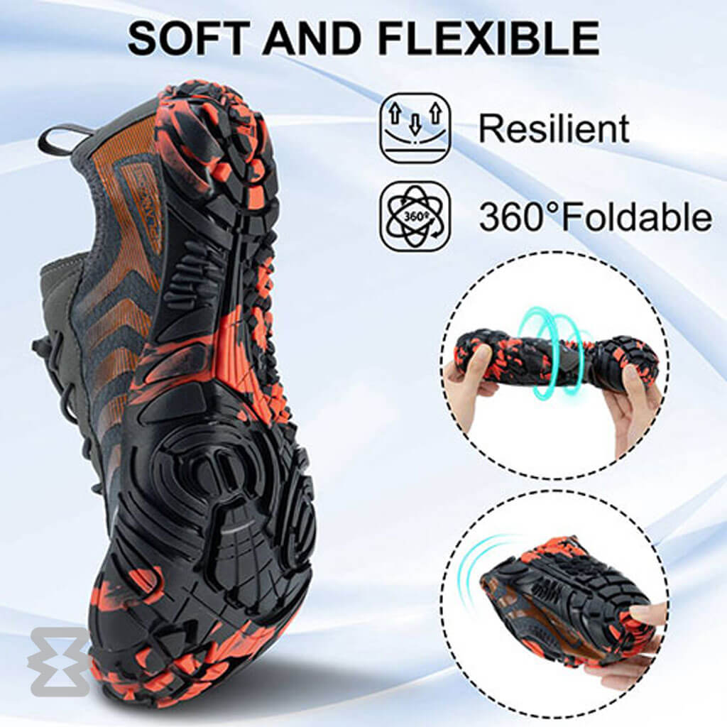 کفش آبی مردانه Plankzone مدل Atlas رنگ نارنجی مشکی