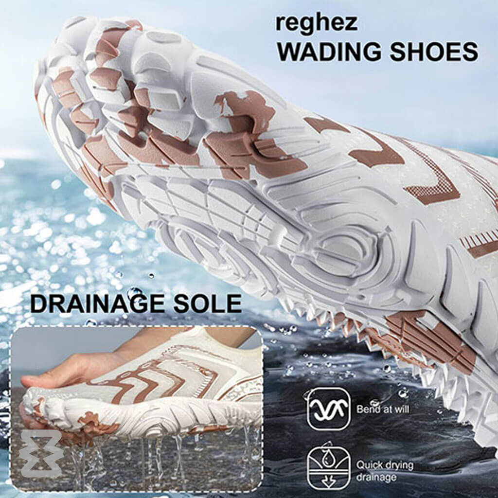 کفش آبی زنانه Plankzone مدل Reghez رنگ سفید قهوه ای