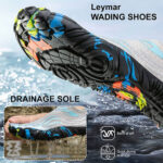 کفش آبی مردانه Plankzone مدل Leymar رنگ آبی طوسی