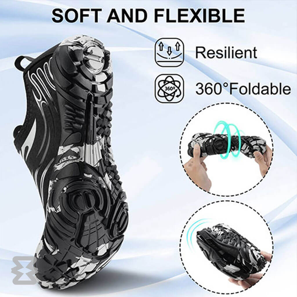 کفش آبی مردانه Plankzone مدل Leymar رنگ سفید مشکی