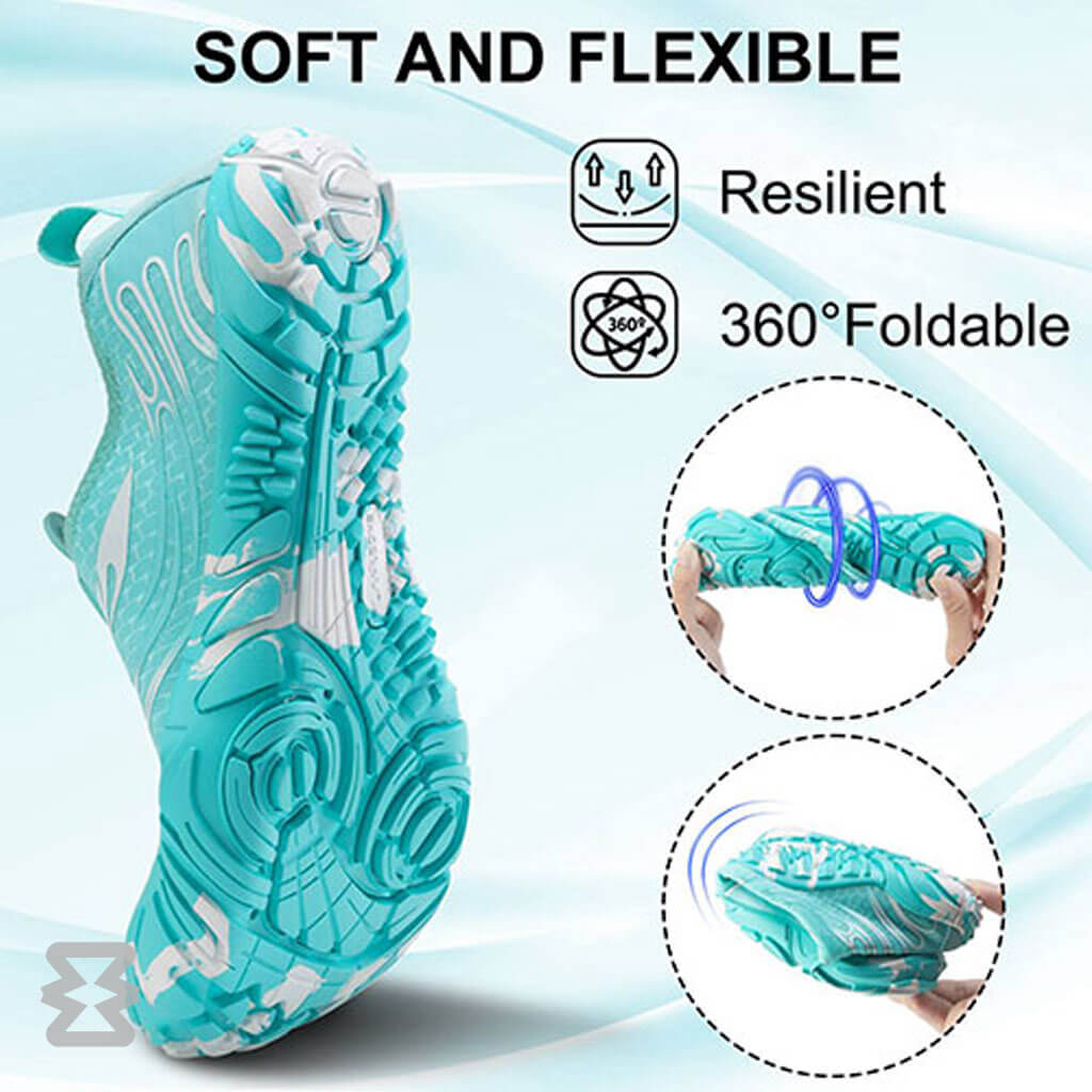 کفش آبی زنانه Plankzone مدل Leymar رنگ سفید آبی