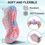 کفش آبی زنانه Plankzone مدل Atlas رنگ صورتی آبی