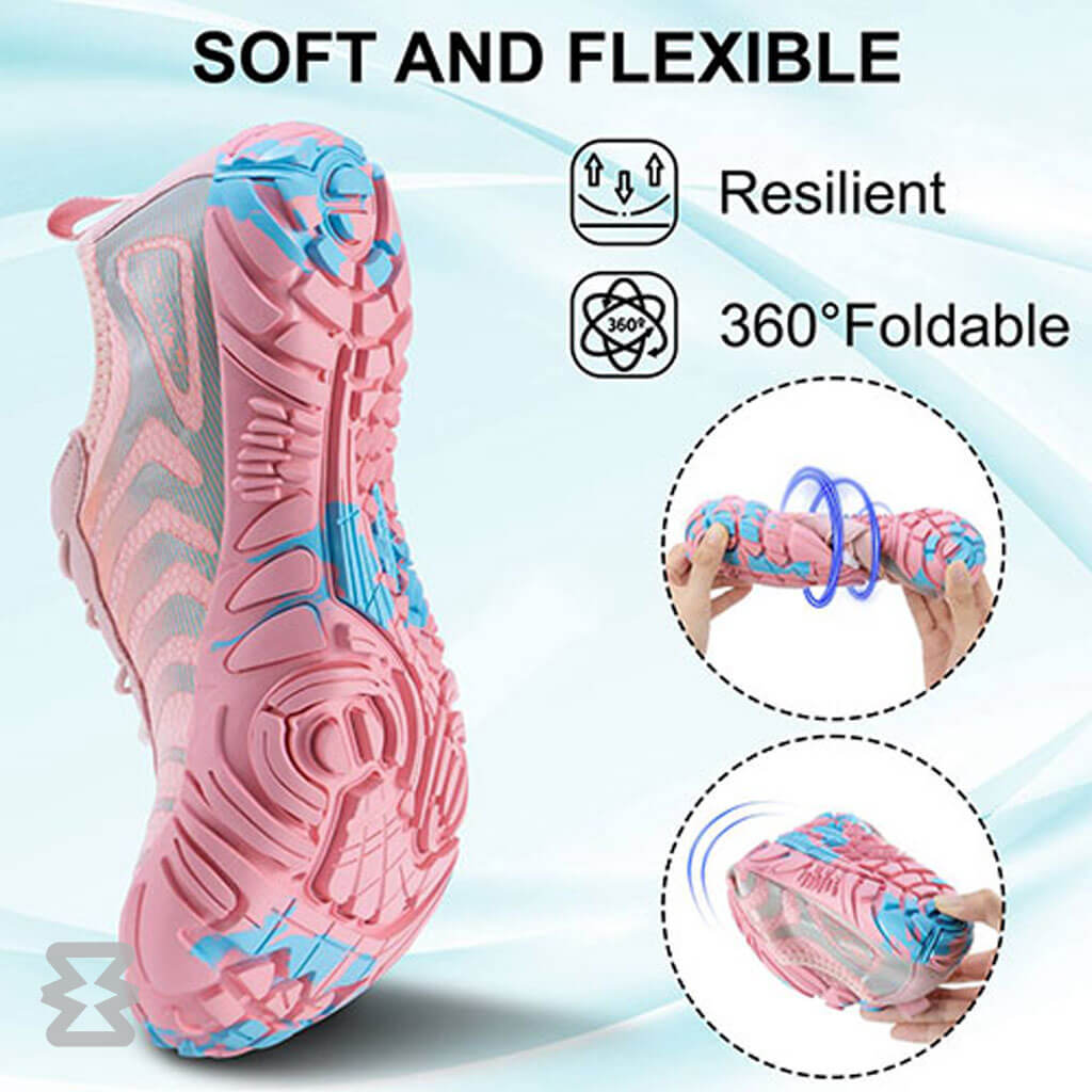 کفش آبی زنانه Plankzone مدل Atlas رنگ صورتی آبی