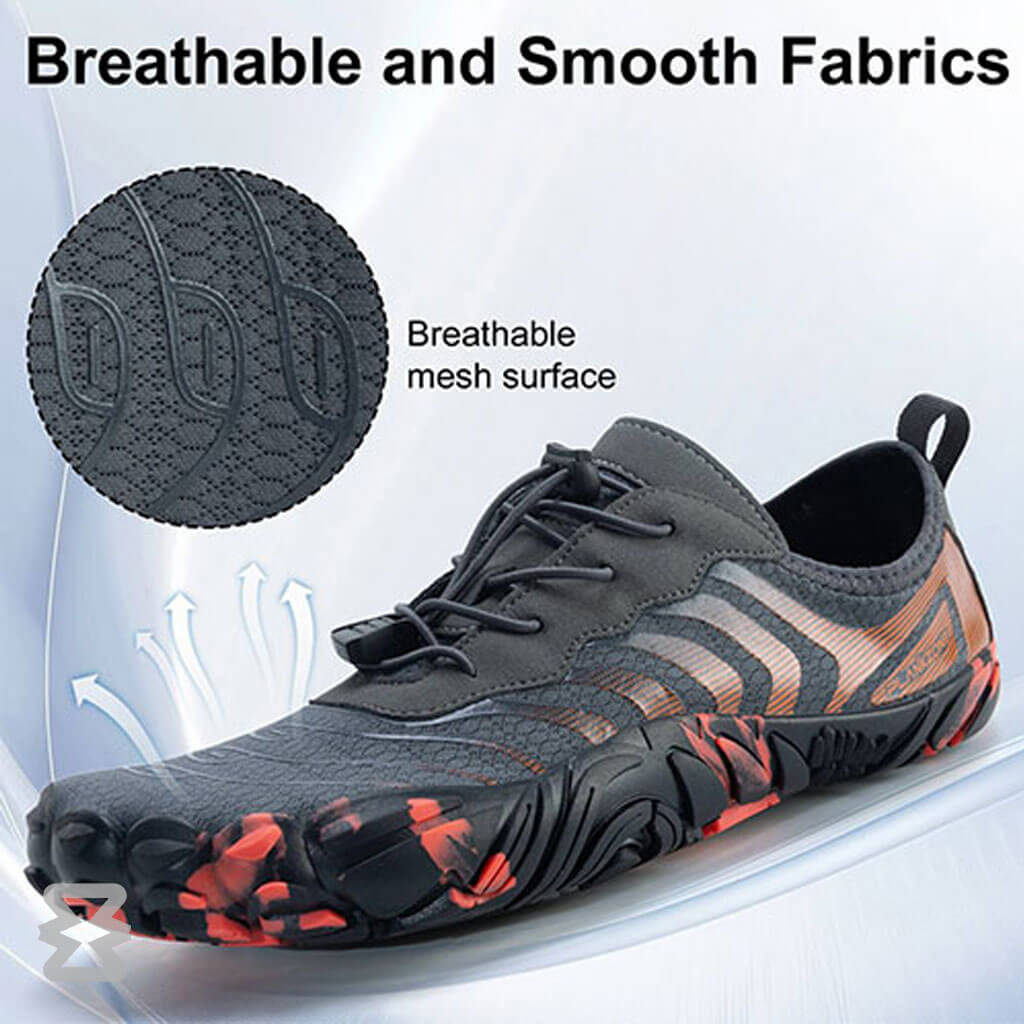 کفش آبی مردانه Plankzone مدل Atlas رنگ نارنجی مشکی