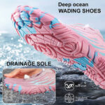 کفش آبی زنانه Plankzone مدل Deep Ocean رنگ آبی صورتی