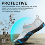 کفش آبی مردانه Plankzone مدل Leymar رنگ آبی طوسی