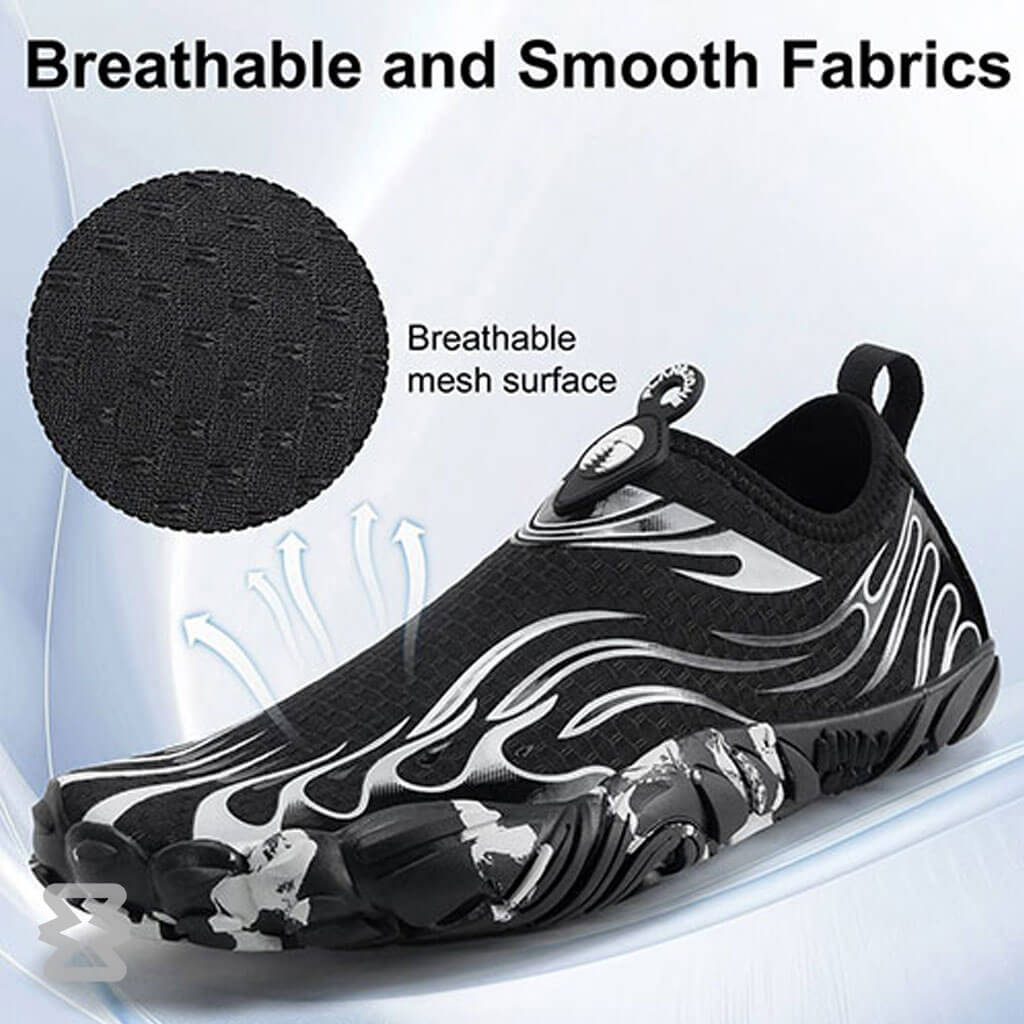 کفش آبی مردانه Plankzone مدل Leymar رنگ سفید مشکی