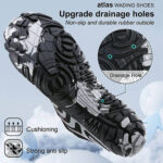 کفش آبی مردانه Plankzone مدل Atlas رنگ سفید مشکی