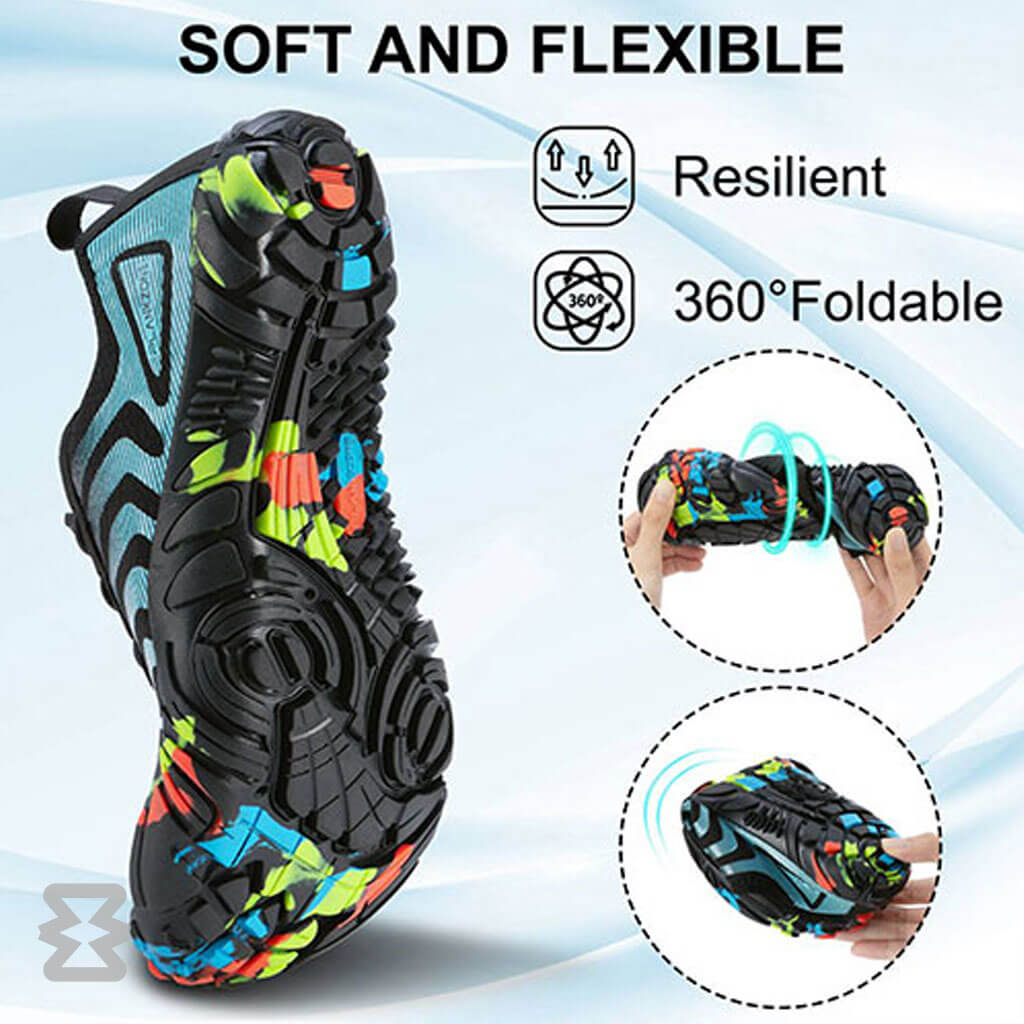 کفش آبی زنانه Plankzone مدل Atlas رنگ مشکی آبی