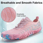 کفش آبی زنانه Plankzone مدل Atlas رنگ صورتی آبی