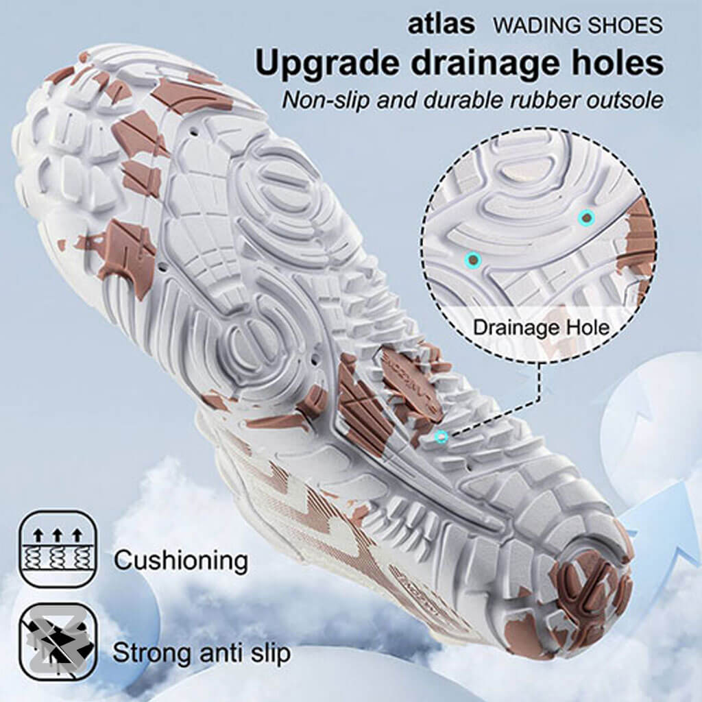 کفش آبی زنانه Plankzone مدل Atlas رنگ سفید قهوه ای