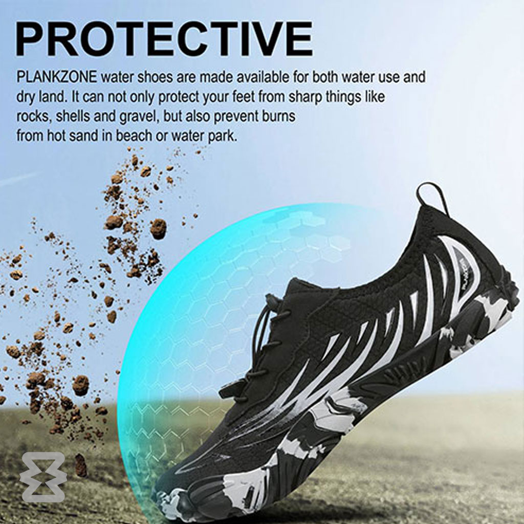 کفش آبی مردانه Plankzone مدل Deep Ocean رنگ سفید مشکی