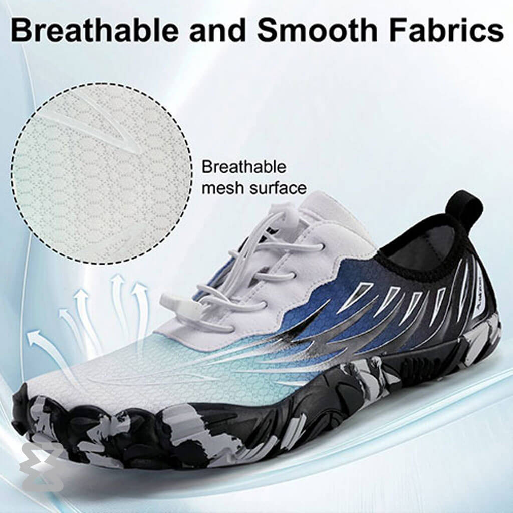 کفش آبی مردانه Plankzone مدل Deep Ocean رنگ سفید آبی