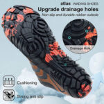 کفش آبی مردانه Plankzone مدل Atlas رنگ نارنجی مشکی