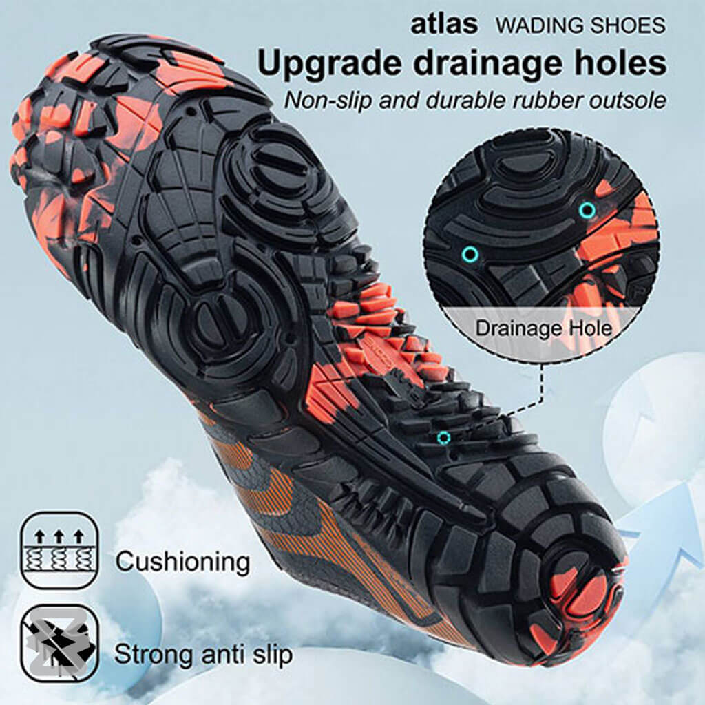 کفش آبی مردانه Plankzone مدل Atlas رنگ نارنجی مشکی