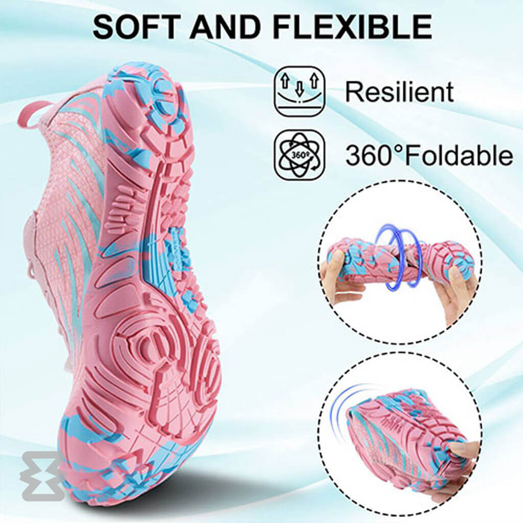 کفش آبی زنانه Plankzone مدل Deep Ocean رنگ آبی صورتی