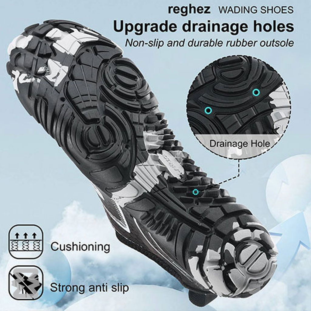 کفش آبی مردانه Plankzone مدل Reghez رنگ مشکی سفید