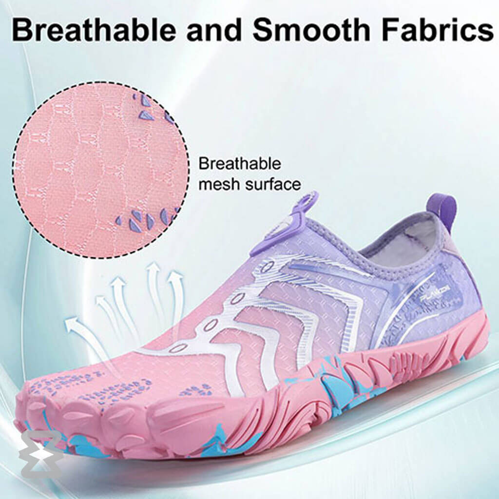 کفش آبی زنانه Plankzone مدل Reghez رنگ صورتی بنفش