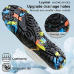 کفش آبی مردانه Plankzone مدل Leymar رنگ آبی طوسی