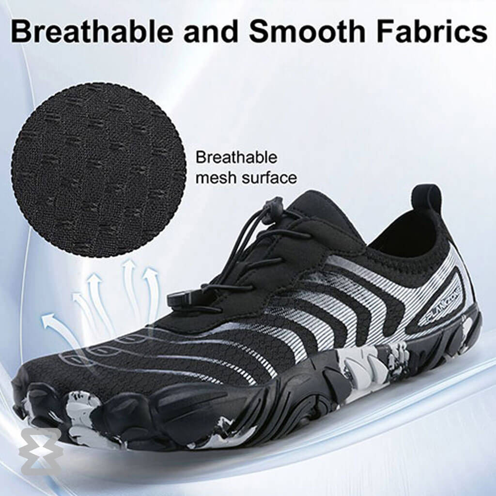 کفش آبی مردانه Plankzone مدل Atlas رنگ سفید مشکی