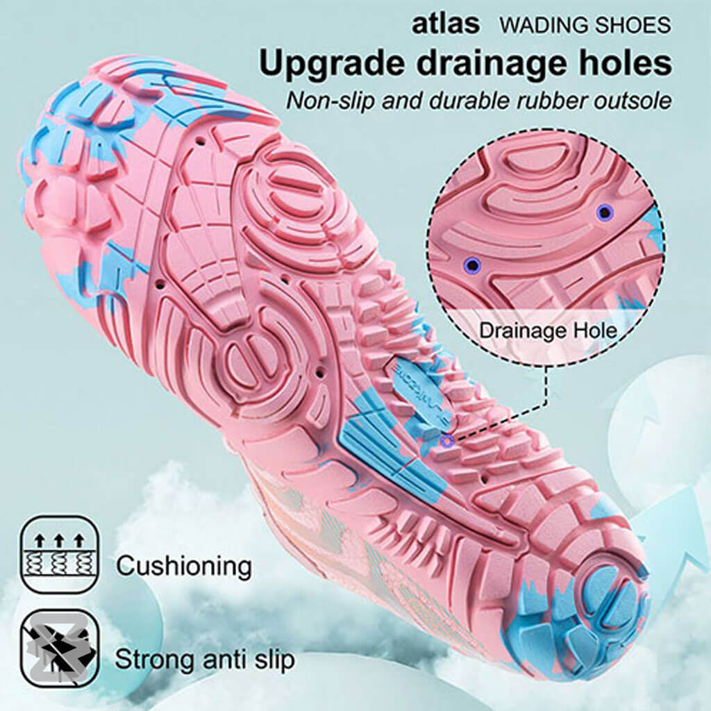 کفش آبی زنانه Plankzone مدل Atlas رنگ صورتی آبی