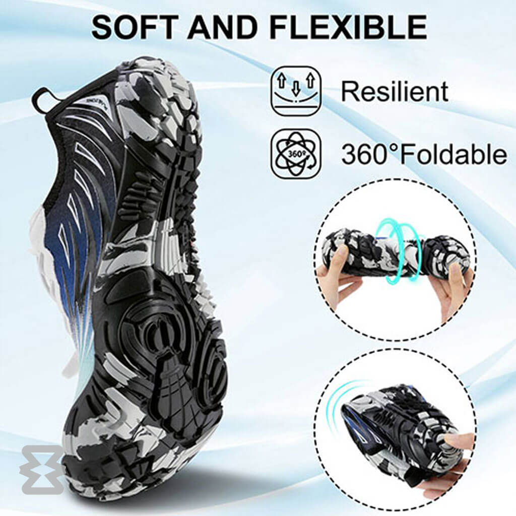 کفش آبی مردانه Plankzone مدل Deep Ocean رنگ سفید آبی