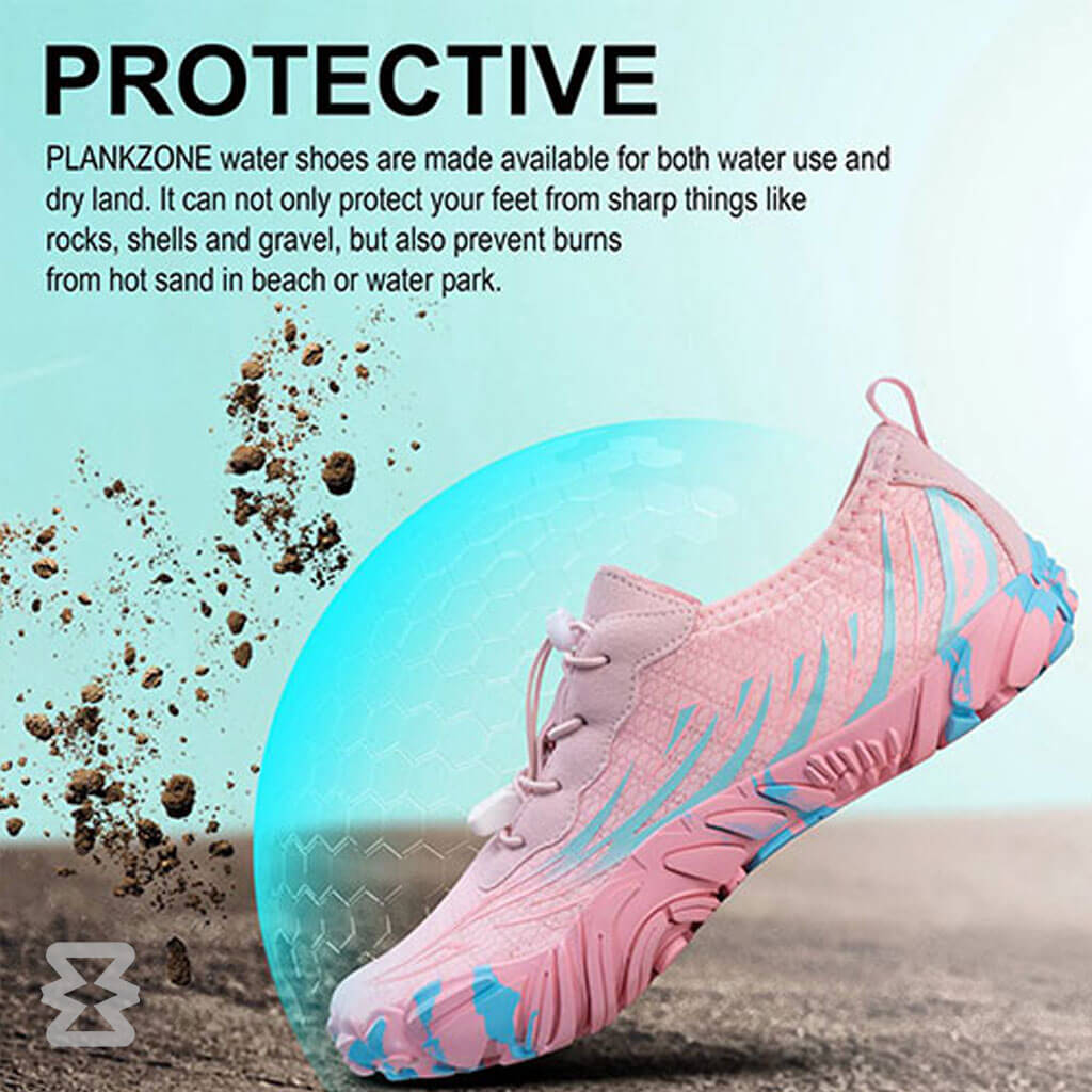 کفش آبی زنانه Plankzone مدل Deep Ocean رنگ آبی صورتی