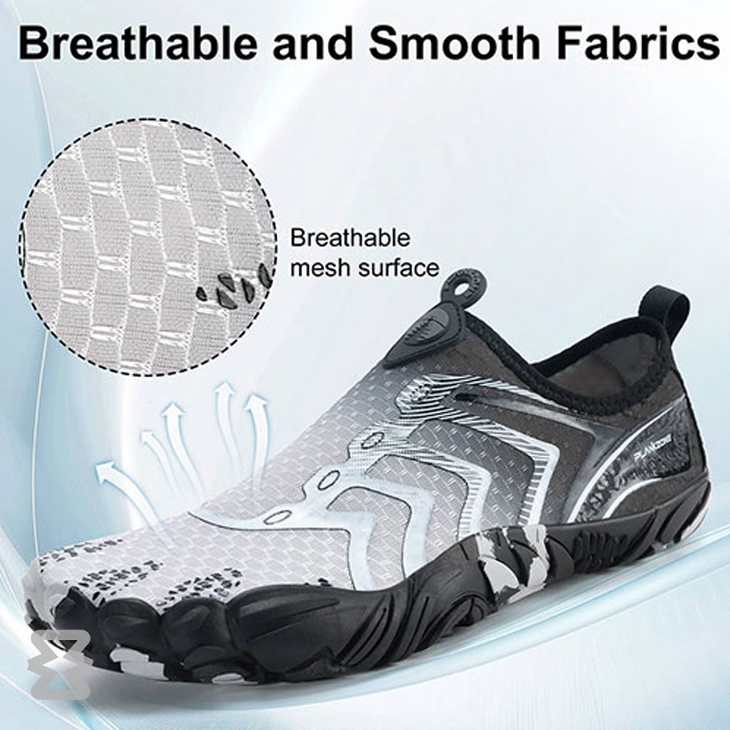 کفش آبی مردانه Plankzone مدل Reghez رنگ مشکی سفید