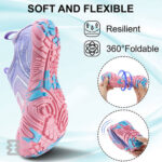 کفش آبی زنانه Plankzone مدل Reghez رنگ صورتی بنفش