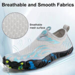 کفش آبی مردانه Plankzone مدل Leymar رنگ آبی طوسی