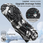 کفش آبی مردانه Plankzone مدل Leymar رنگ سفید مشکی