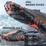 کفش آبی مردانه Plankzone مدل Atlas رنگ نارنجی مشکی