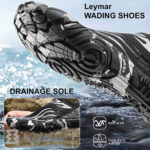 کفش آبی مردانه Plankzone مدل Leymar رنگ سفید مشکی