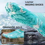 کفش آبی زنانه Plankzone مدل Leymar رنگ سفید آبی