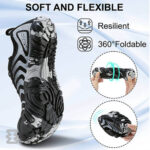 کفش آبی مردانه Plankzone مدل Atlas رنگ سفید مشکی