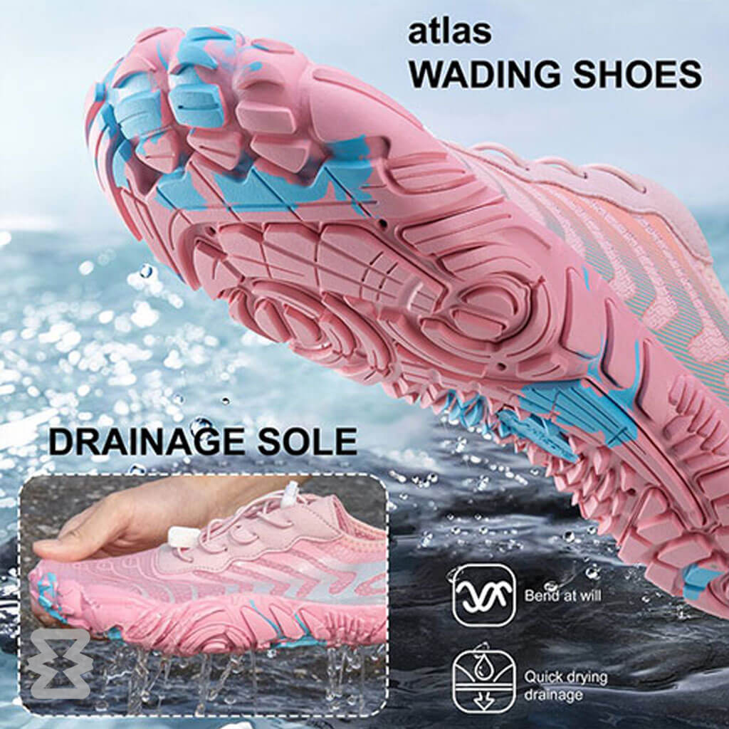 کفش آبی زنانه Plankzone مدل Atlas رنگ صورتی آبی