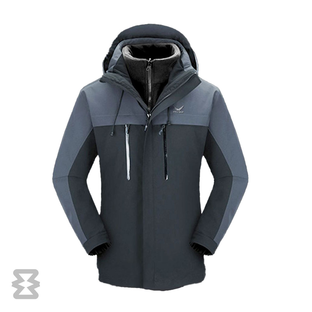 کاپشن دو پوش پلار مردانه اسنوهاک کد 79817