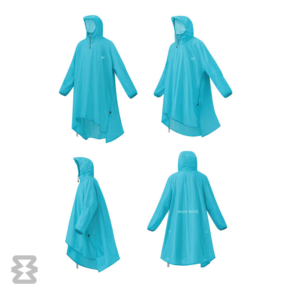 پانچو بارانی حرفه ای پلی استر اسنوهاک کد SN-A9170