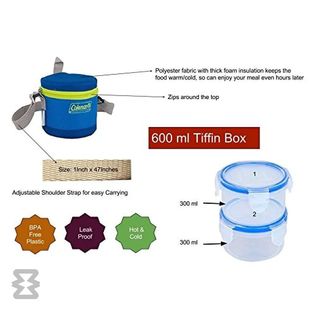 کیف غذای کلمن مدل Tiffin 600