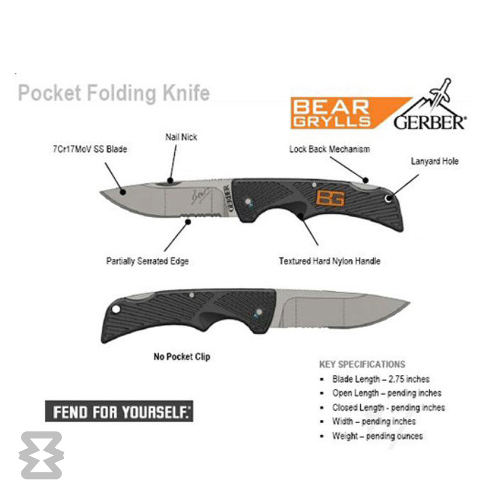 چاقو گربر مدل 115