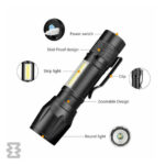 چراغ قوه جعبه‌دار شارژی پلیسی ML