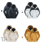 کاپشن دو پوش پلار مردانه اسنوهاک کد 79817