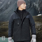 کاپشن دو پوش پلار مردانه اسنوهاک کد 79817