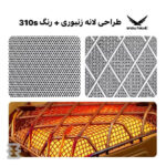 هیتر یا بخاری گازی اسنوهاک با توان 3500 وات کد SN-C6195