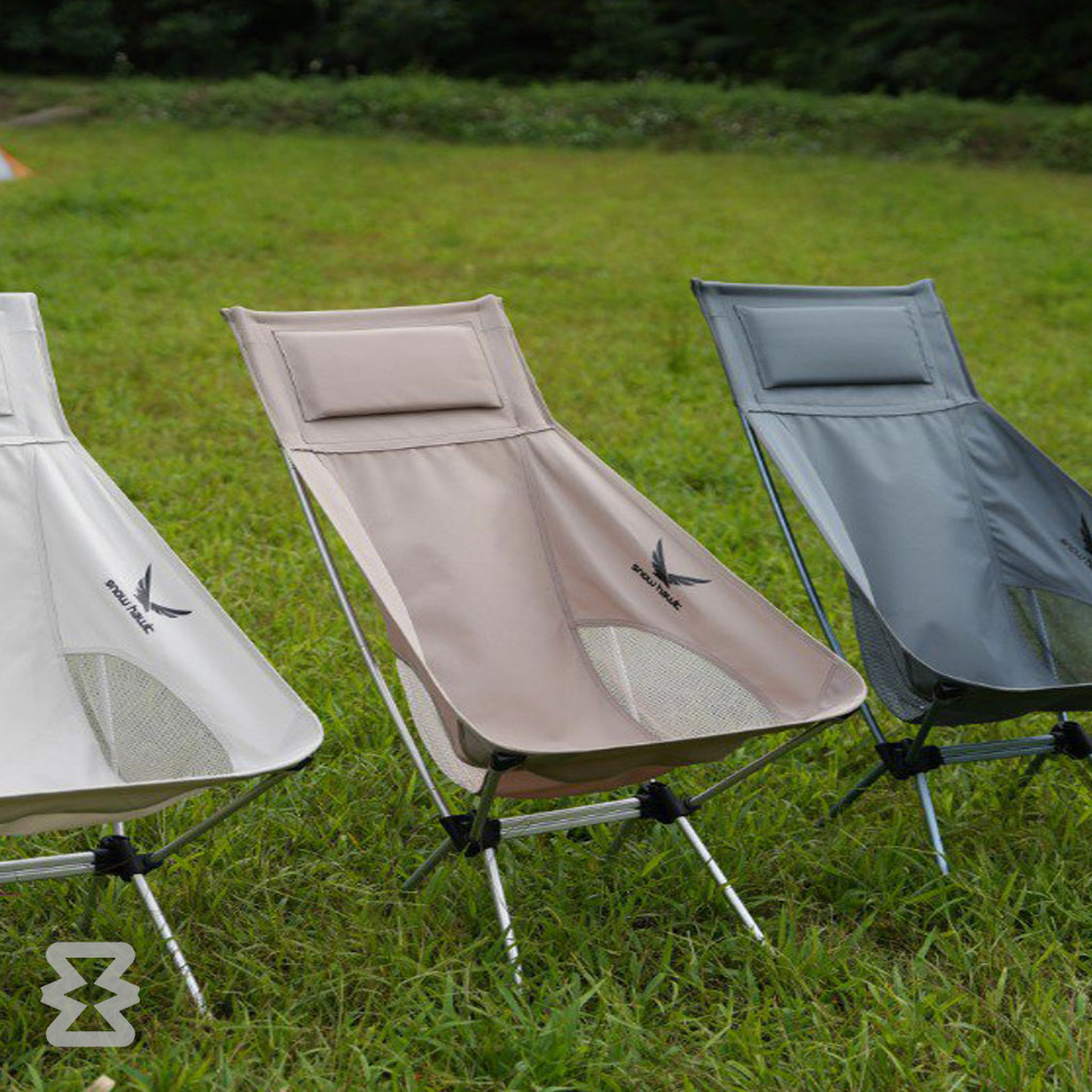 صندلی تاشو کمپینگ High-Back Ultralight Chair اسنوهاک کد SN-A9149