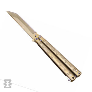 چاقوی پروانه‌ای Butterfly طلایی