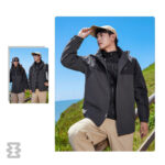 کاپشن دوپوش پلار زنانه و مردانه اسنوهاک کد 79819