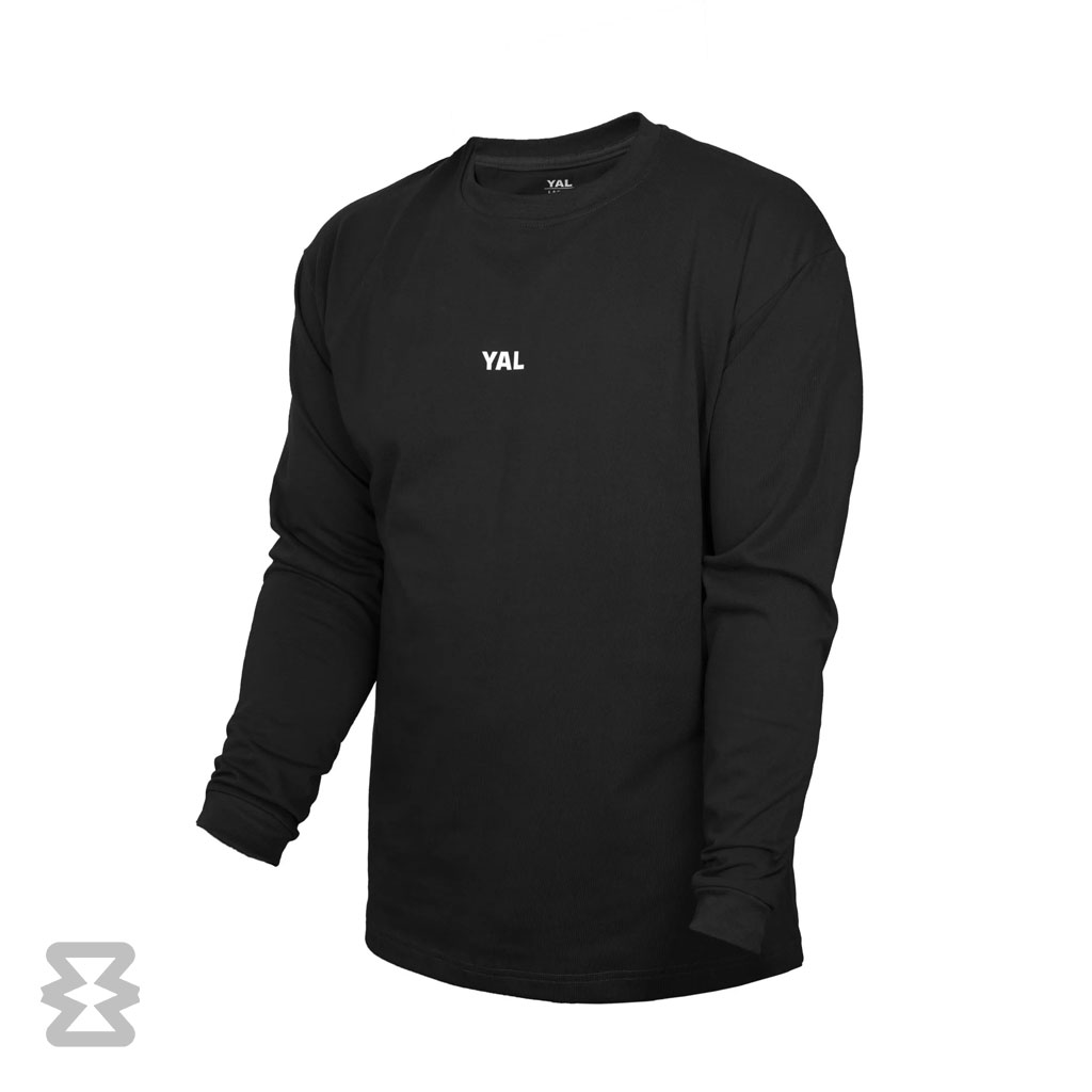 تیشرت آستین بلند یل مشکی