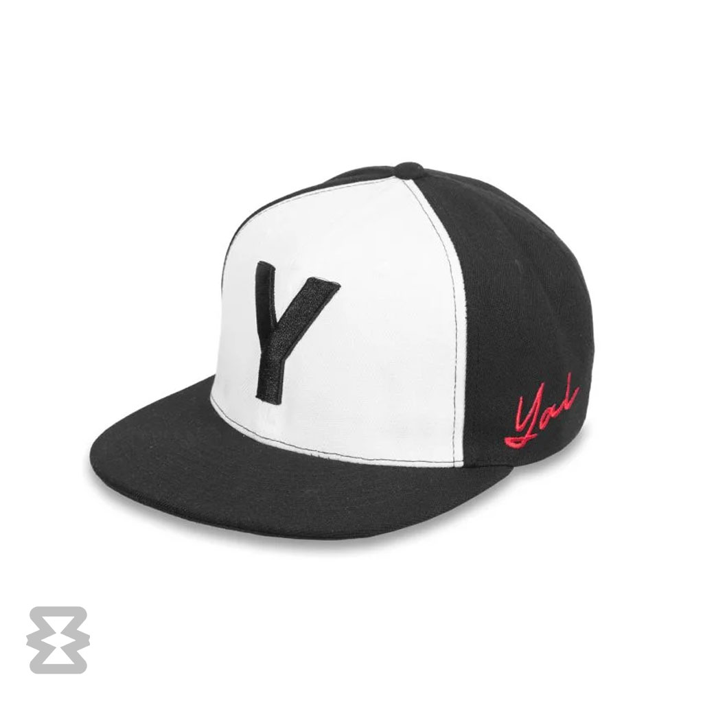 کلاه کپ یل مدل Y جلو سفید